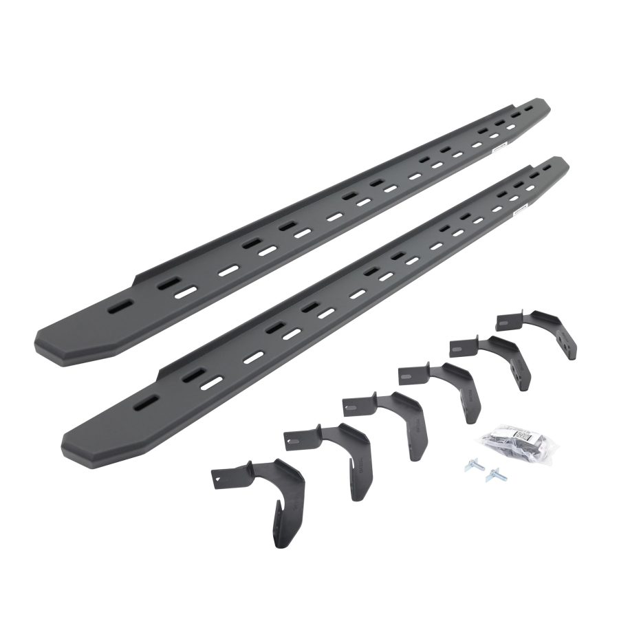 GO RHINO 69612680SPC RB30 Slim Line Running Boards with Mounting Bracket Kit for 04-14 F-150 (Extended Cab Pickup)