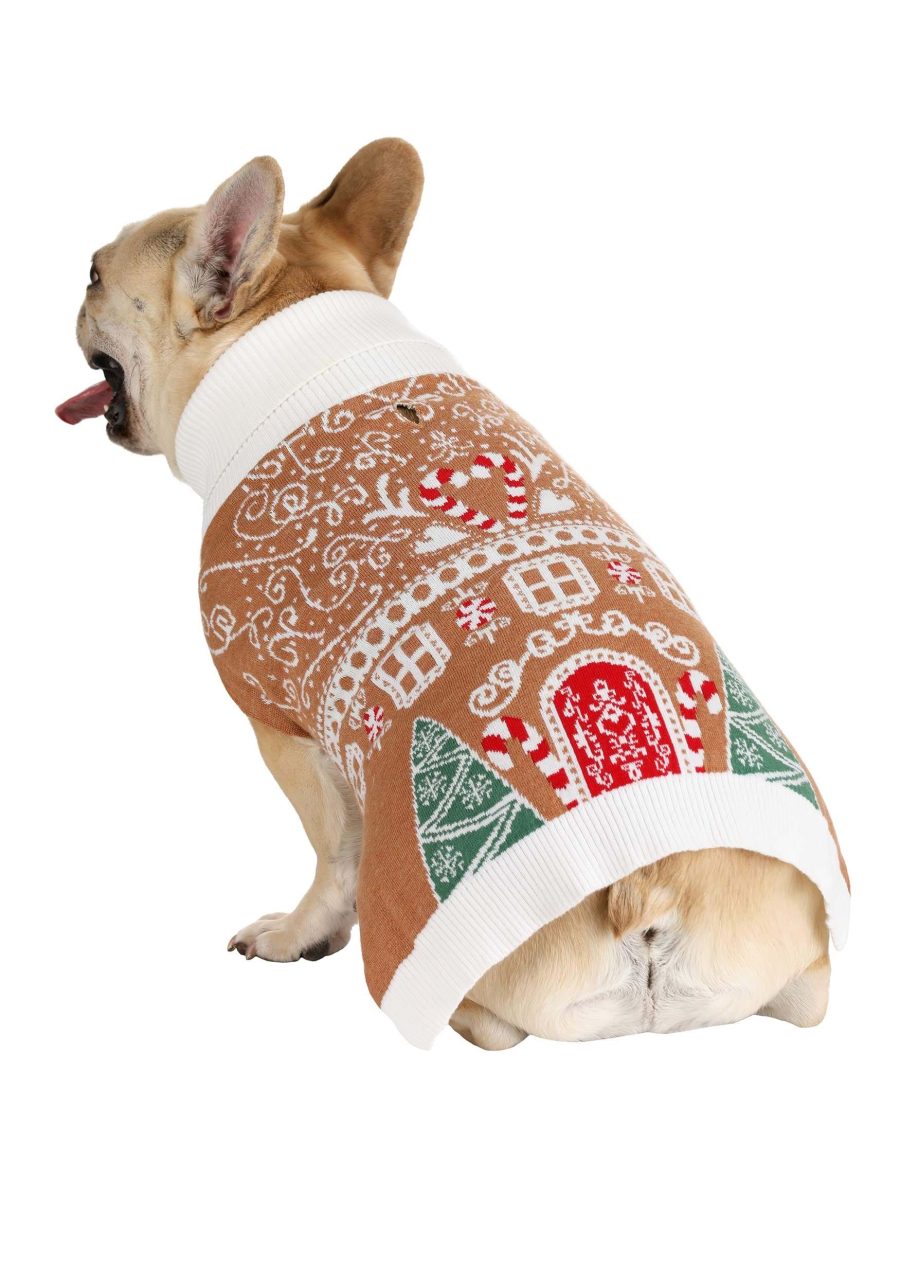 Gingerbread Pet Sweater