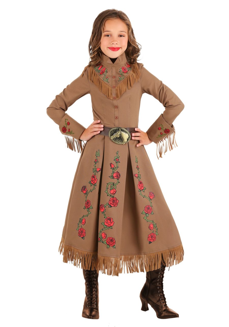 Girl's Annie Oakley Cowgirl Costume