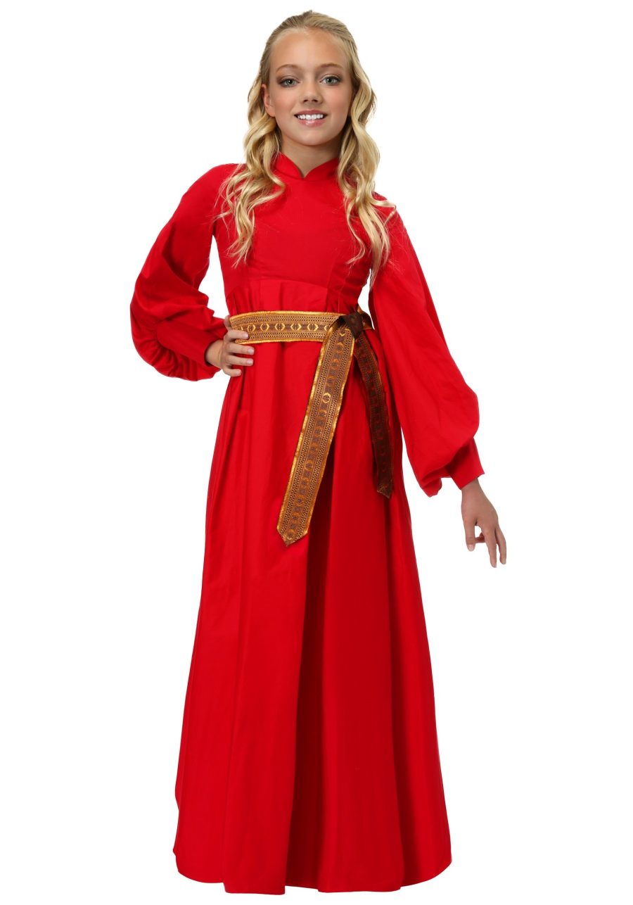 Girls Buttercup Peasant Dress Costume