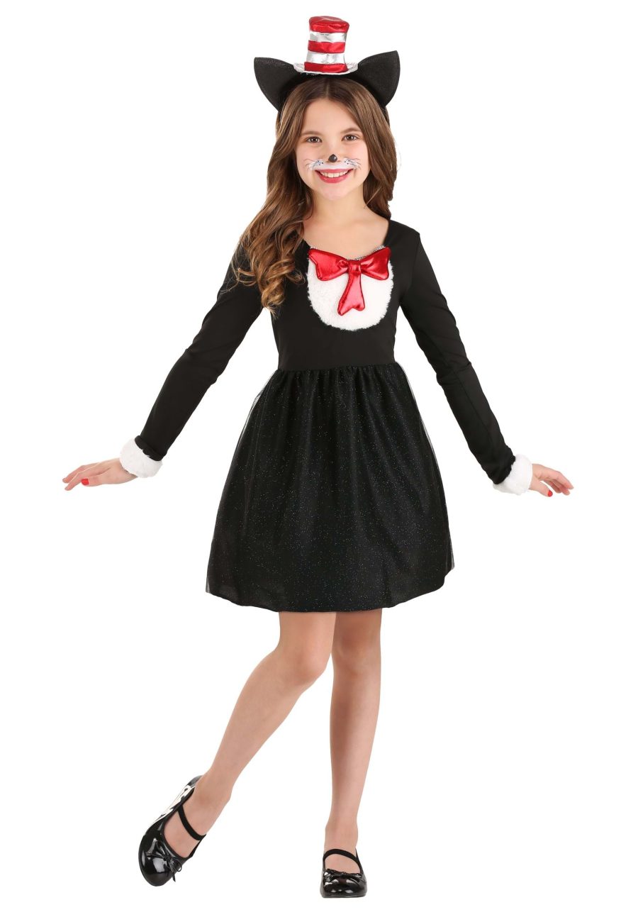 Girl's Cat in the Hat Costume