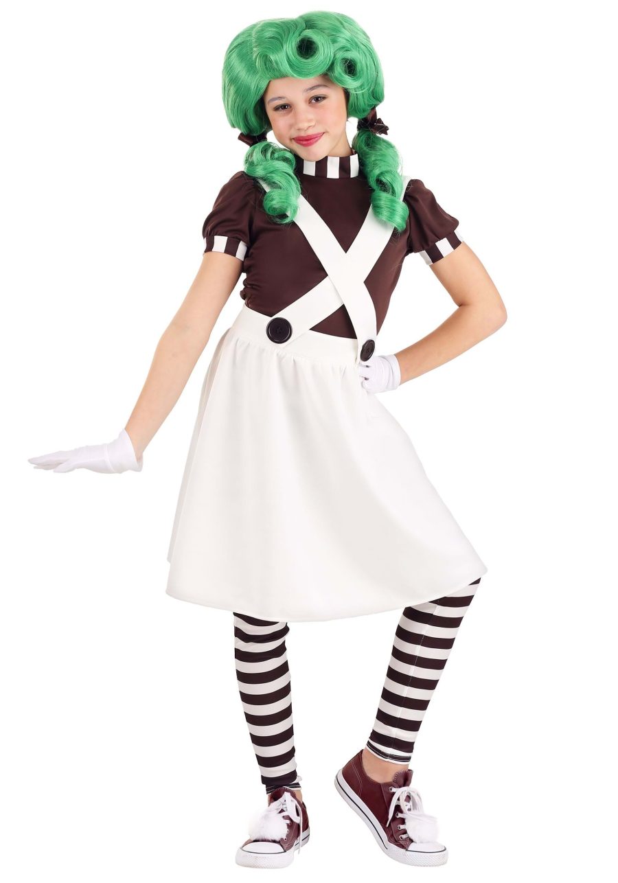 Girl's Chocolate Factory Worker Costume