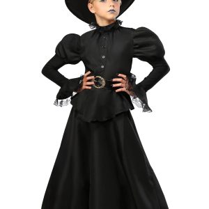 Girl's Classic Black Witch Costume