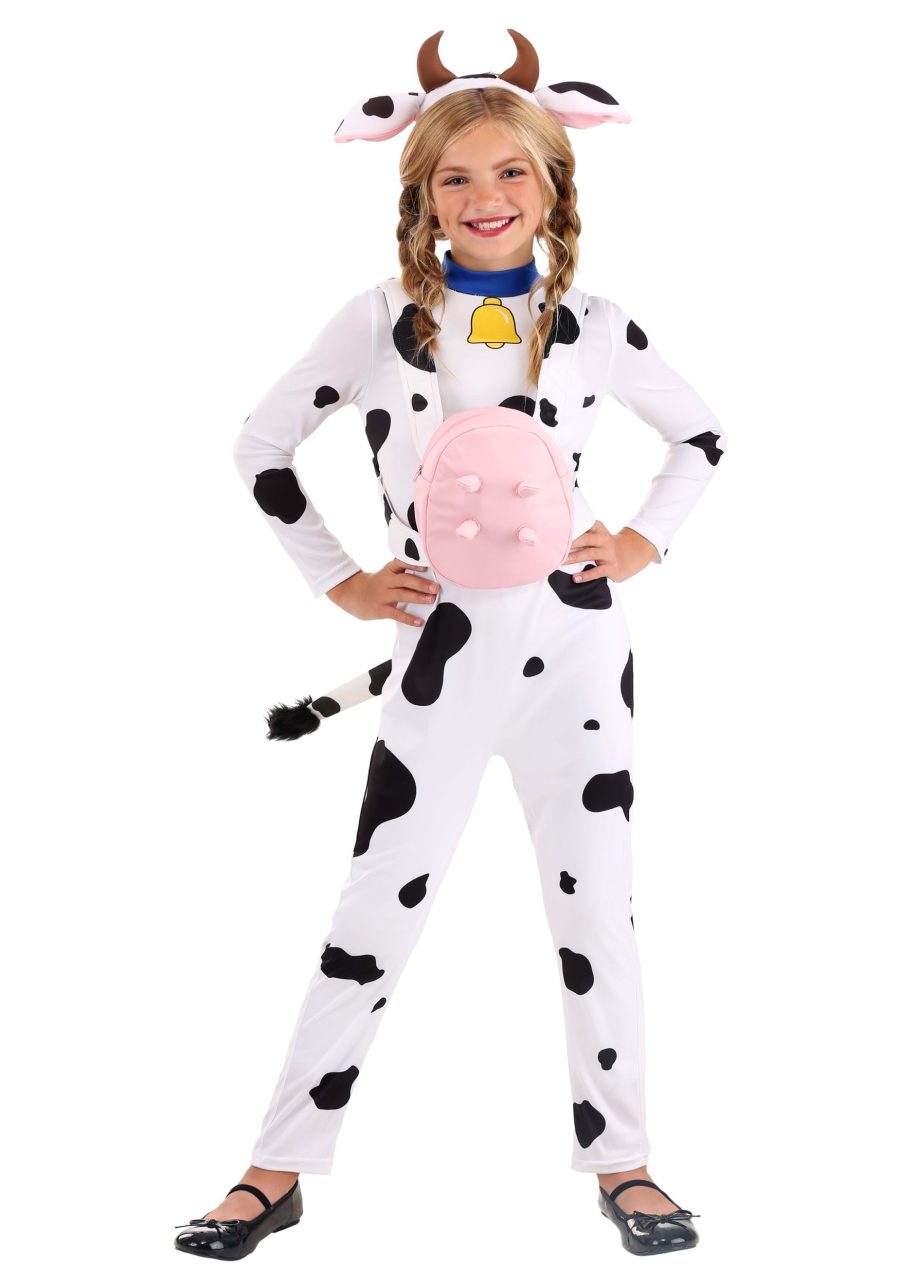 Girl's Country Cow Costume