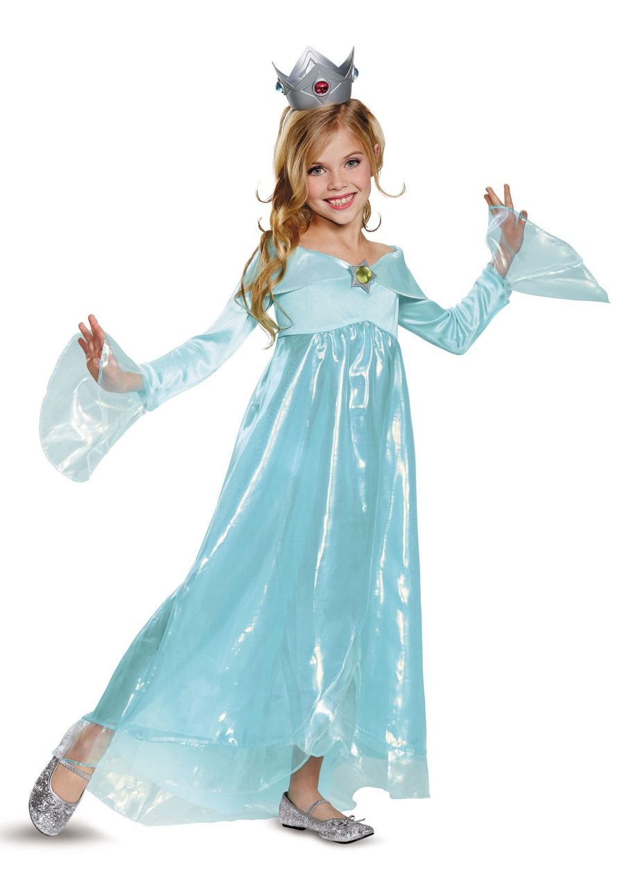 Girl's Deluxe Super Mario Rosalina Halloween Costume