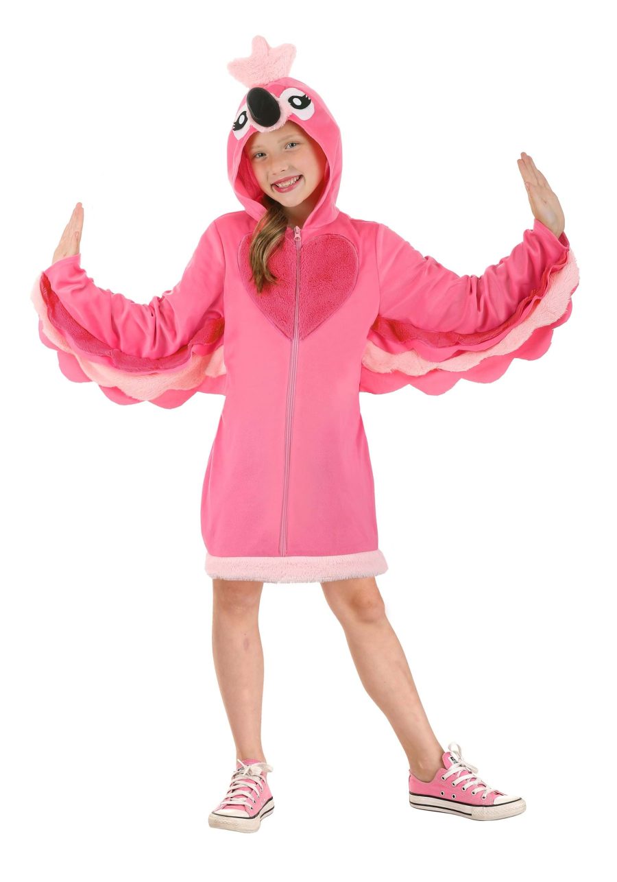 Girl's Fancy Flamingo Costume