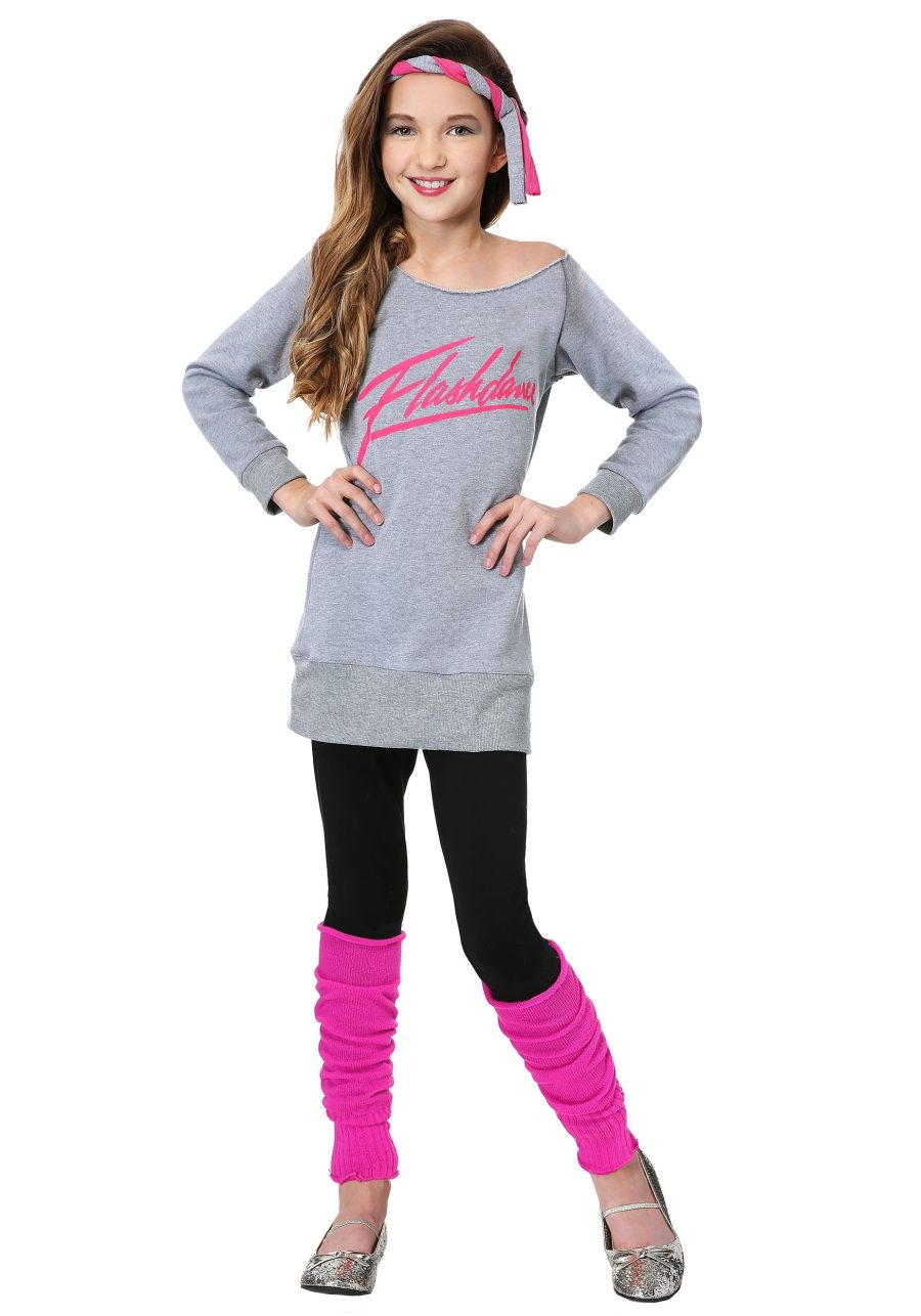 Girl's Flashdance Costume