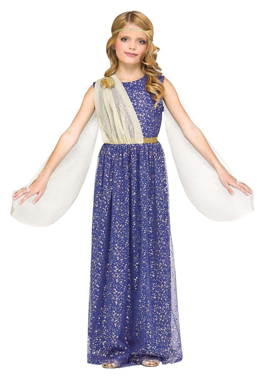 Girl's Glittering Goddess Costume