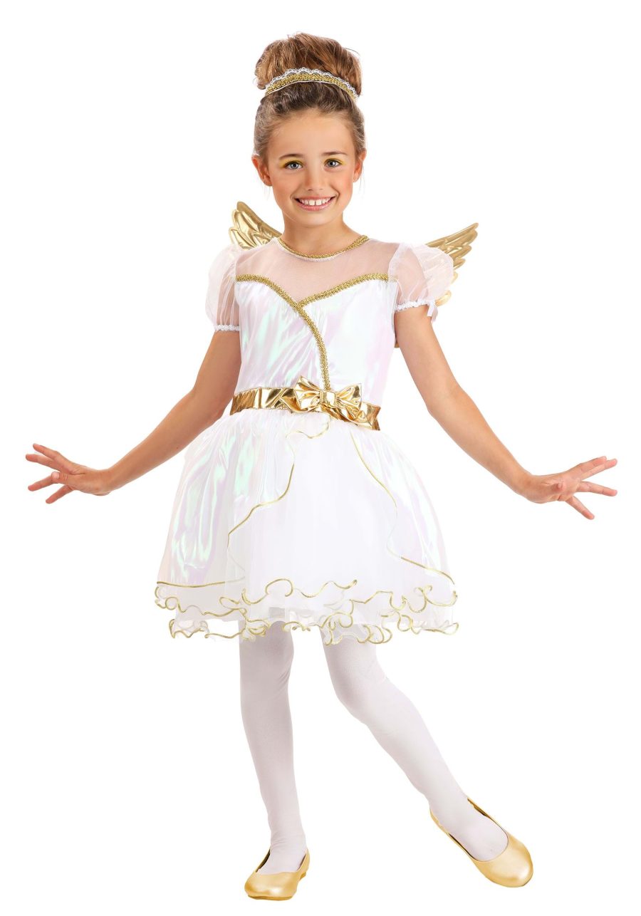 Girl's Guardian Angel Costume Dress