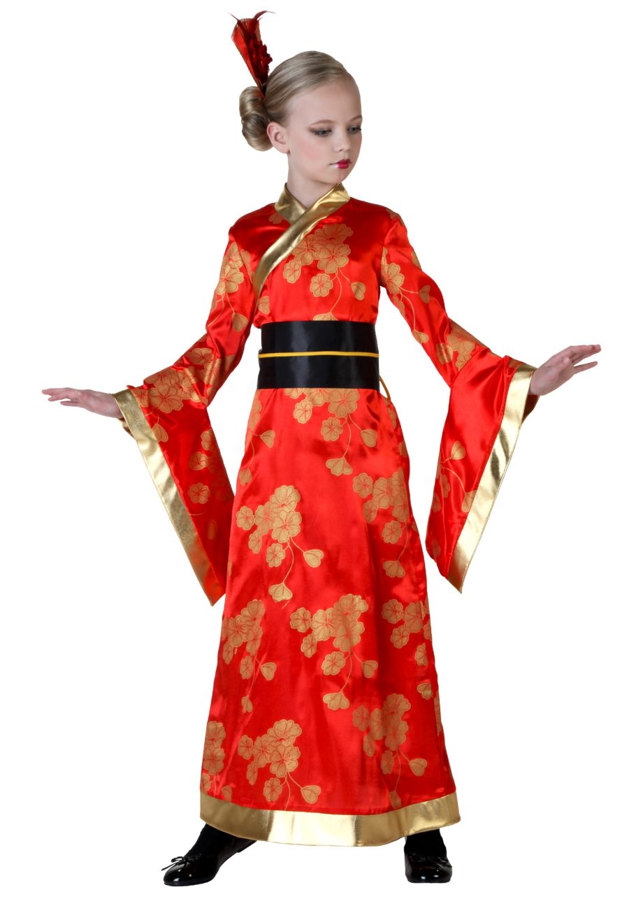 Girl's Kimono Costume