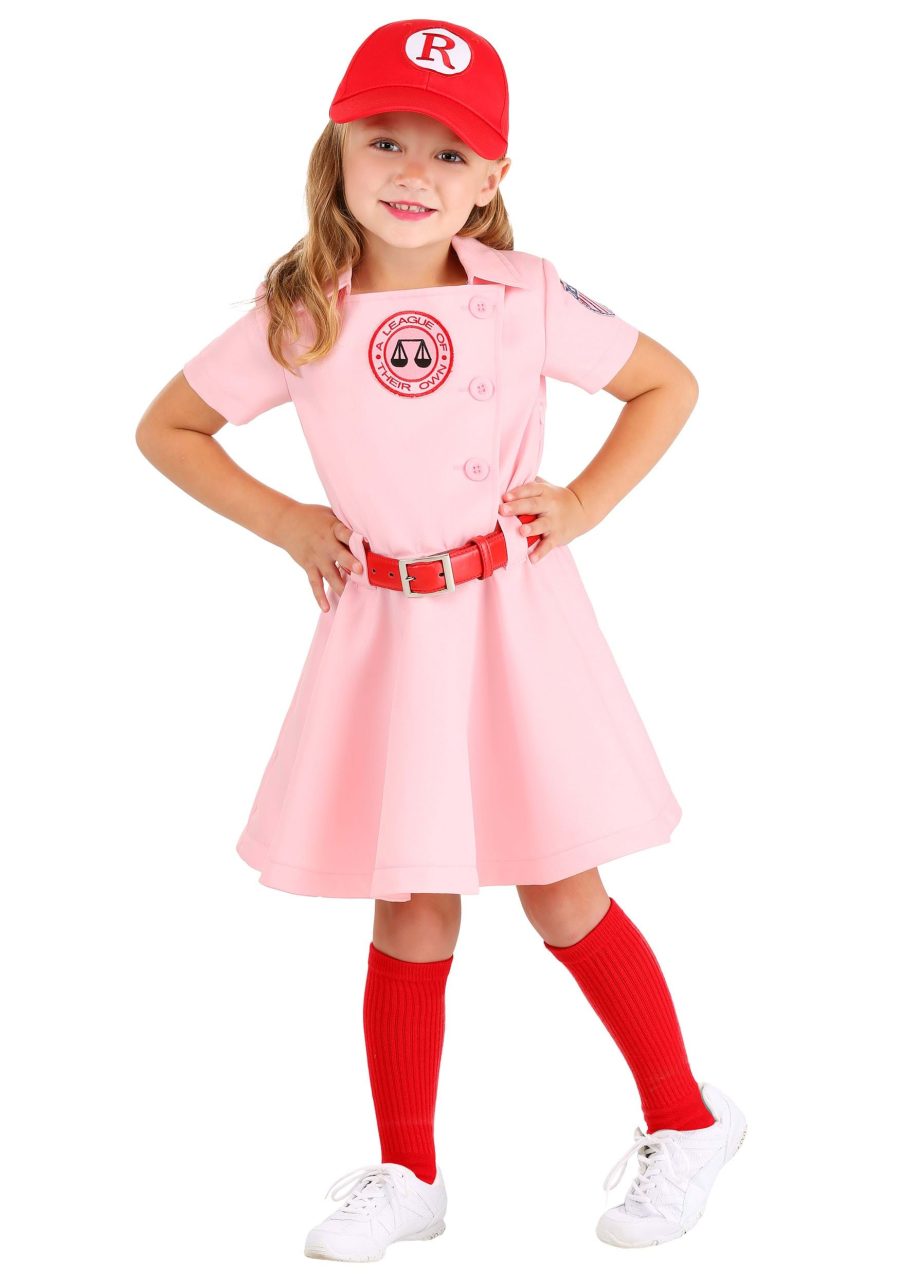 Girl's League of Their Own Toddler Dottie Luxury Costume