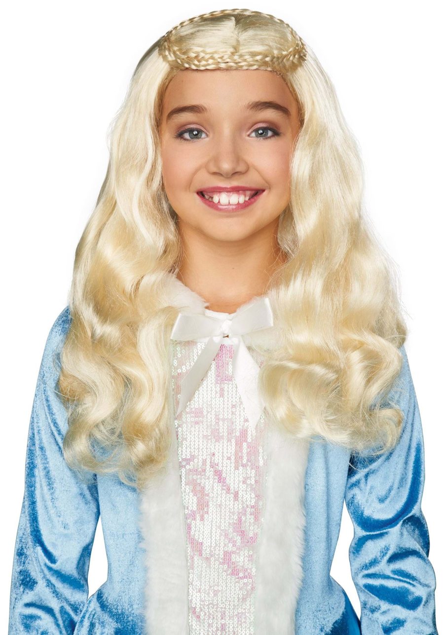 Girl's Medieval Queen Wig