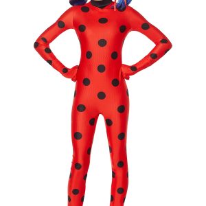 Girl's Miraculous Ladybug Costume with Wig