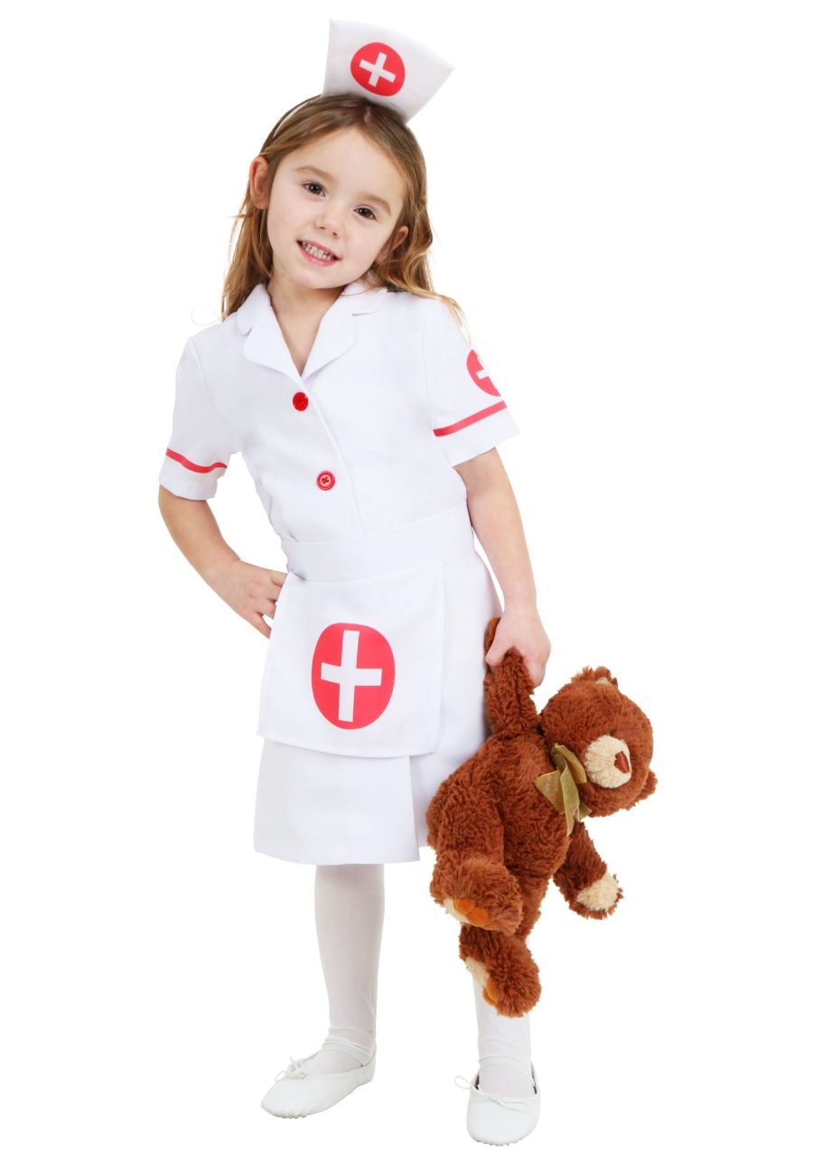 Girl's Nurse Toddler Costume