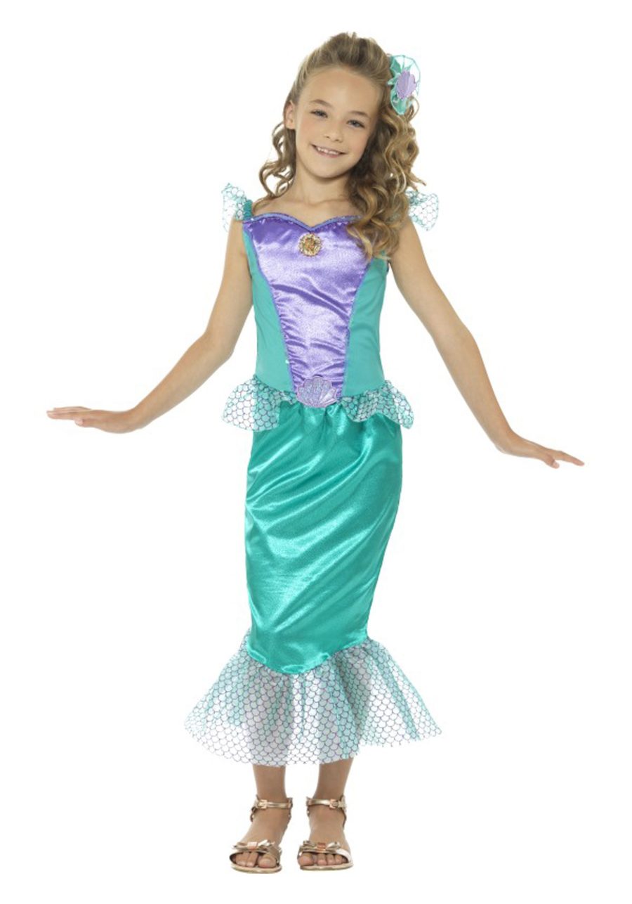 Girl's Ocean Mermaid Costume Dress