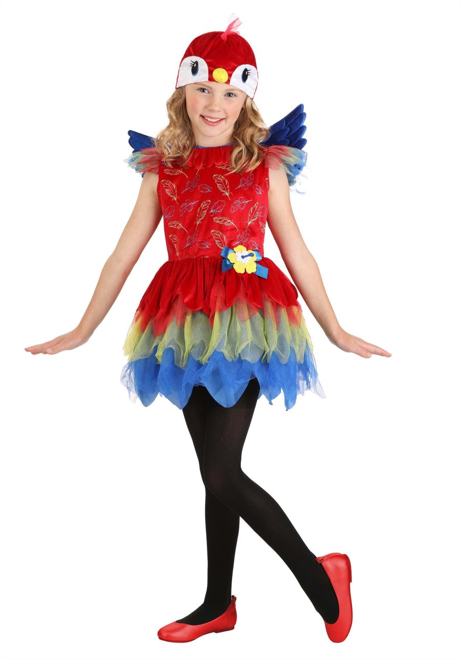 Girl's Parrot Bird Costume