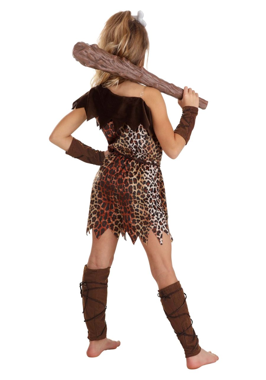 Girl's Prehistoric Cave Girl Costume