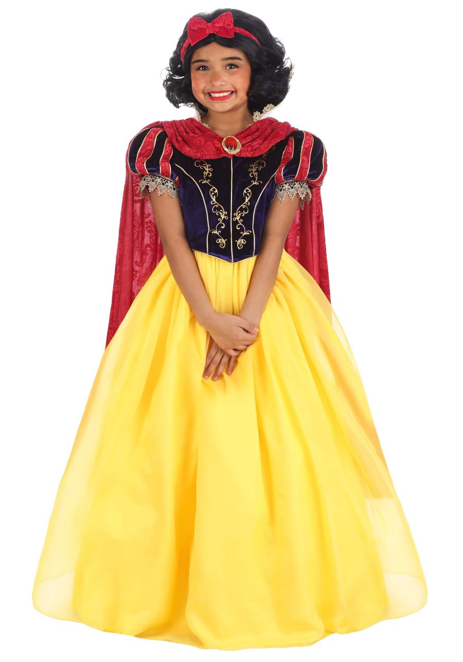 Girl's Premium Snow White Costume Dress