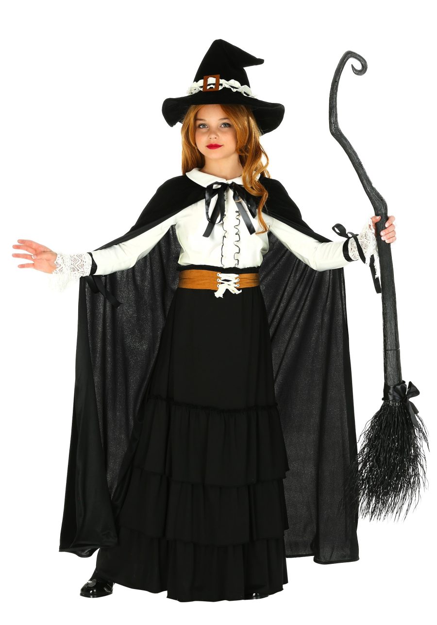 Girls Salem Witch Costume