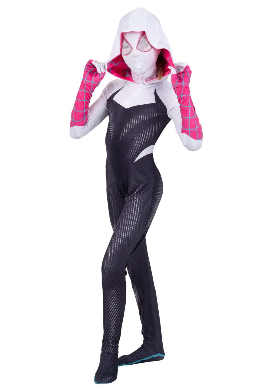 Girl's Spider-Gwen Zentai Suit Costume