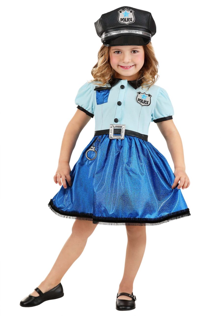 Girl's Toddler Cutie Cop Costume