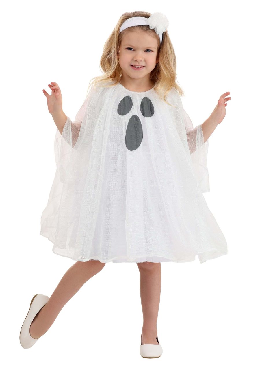 Girl's Toddler Ghost Costume Dress