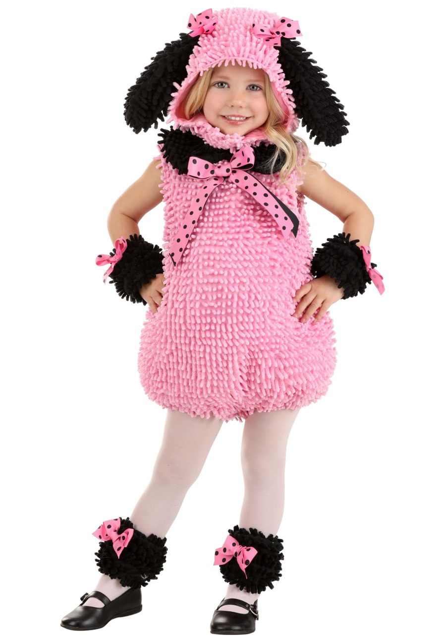 Girl's Toddler Pink Poodle Costume