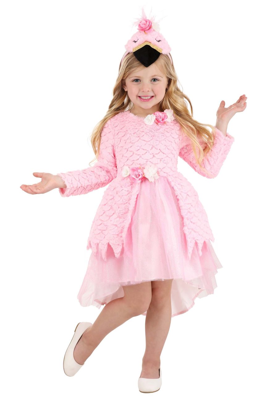 Girl's Tutu Flamingo Toddler Costume