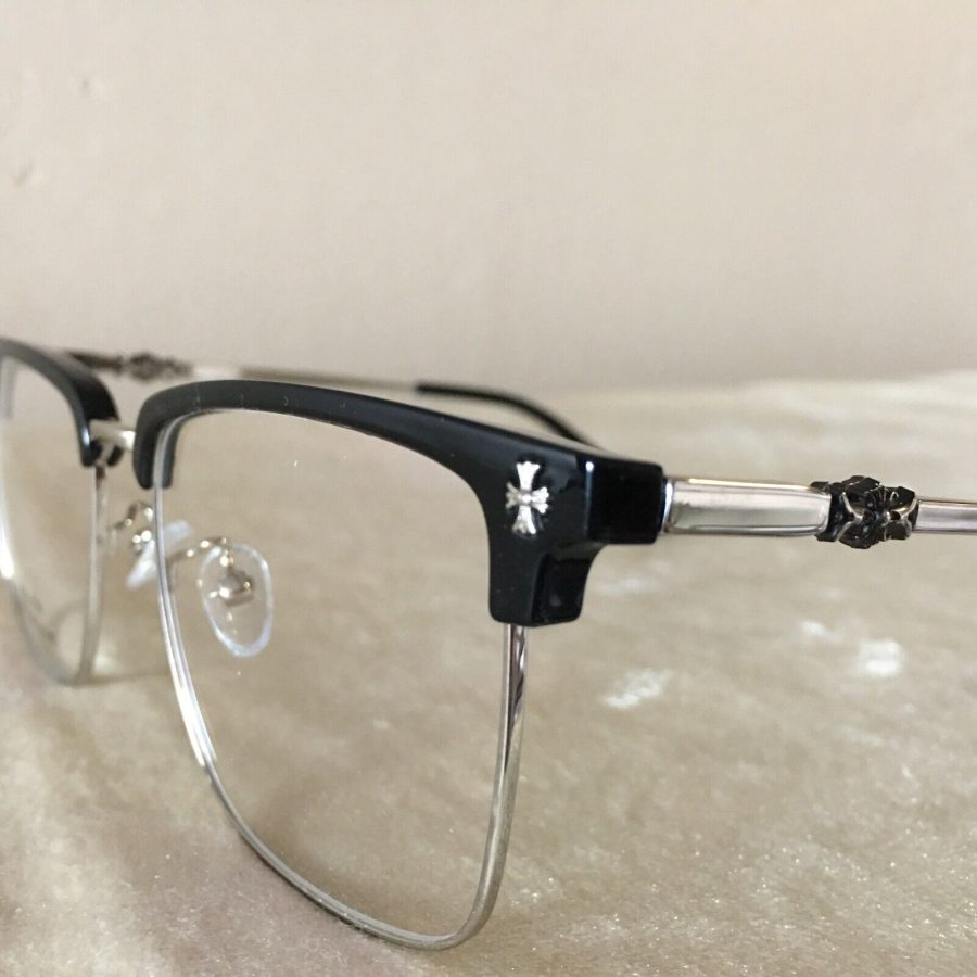 Glasses Clear Acrylic Chrome Titanium mm6 Heart/Cross Dutch Designer Viper M Von