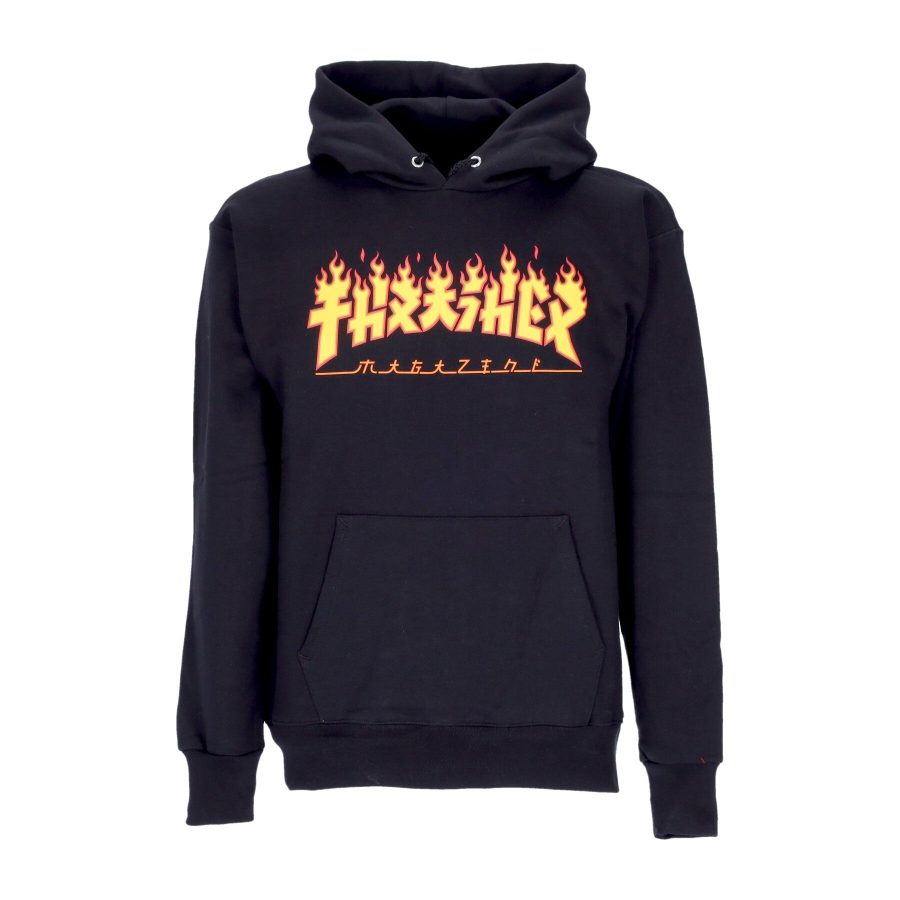 Godzilla Flame Hood Men's Hoodie Black/yellow