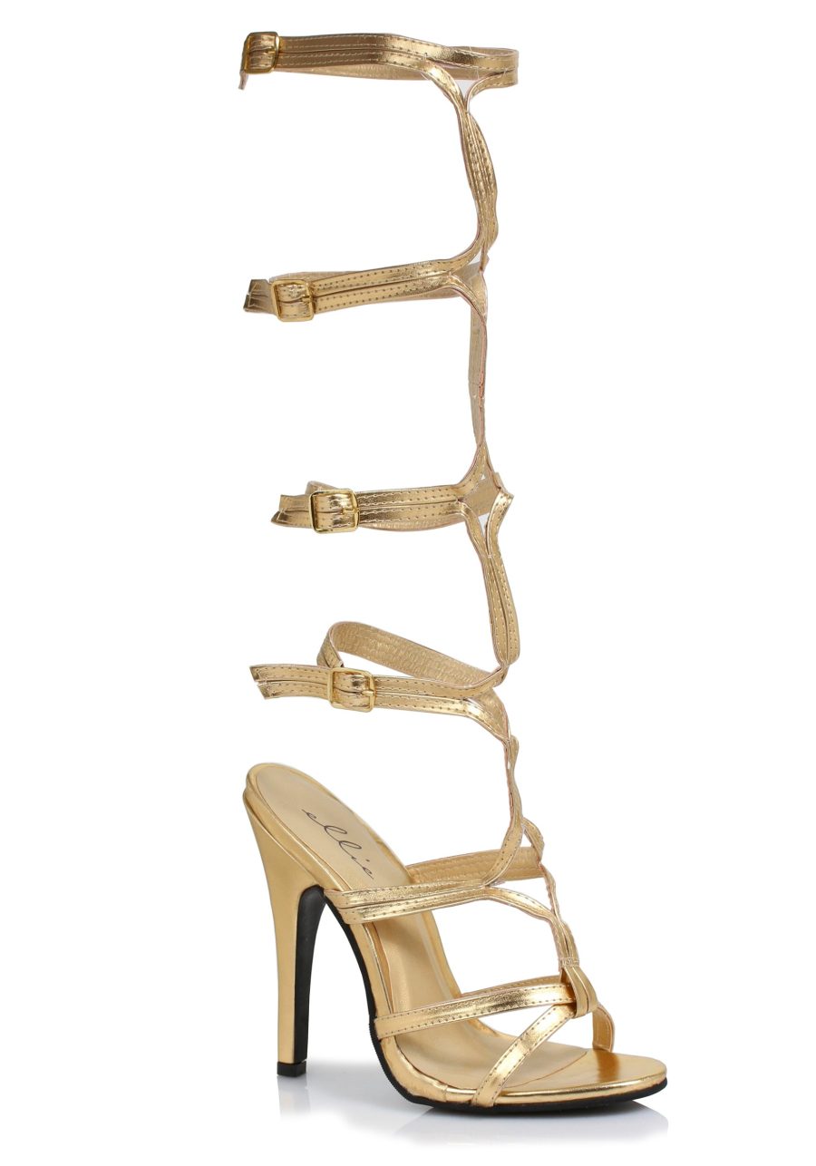 Gold Goddess Costume Heels