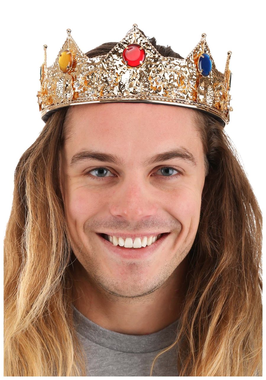 Gold King Costume Crown