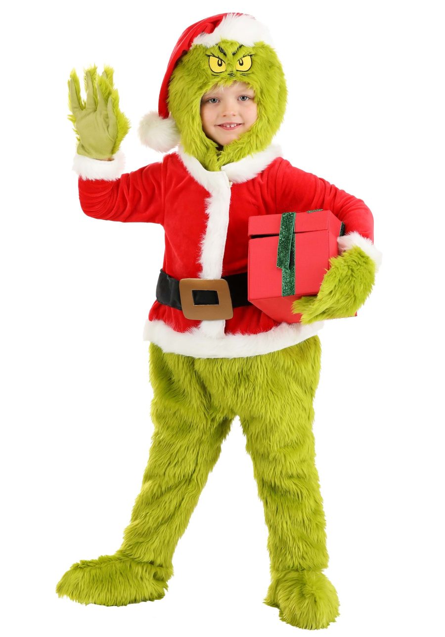 Grinch Santa Claus Costume for Toddlers