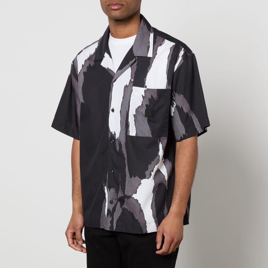 HUGO Egeeno Printed Cotton Shirt - M