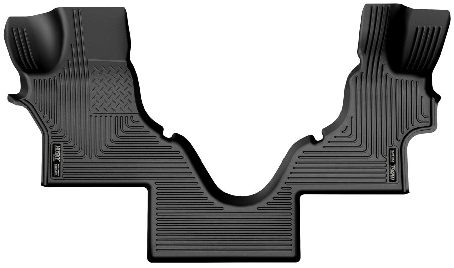 HUSKY LINERS 18791 Floor Liner; WeatherBeater; Molded Fit; Raised Ridge; Black; TPO (Thermoplastic Olefin); 1 Piece