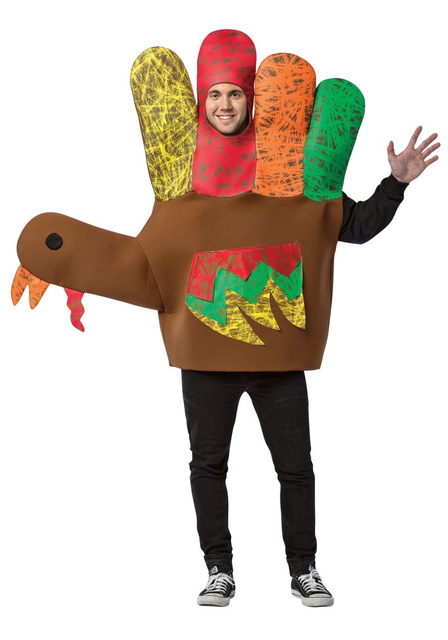 Hand Turkey Adult Costume