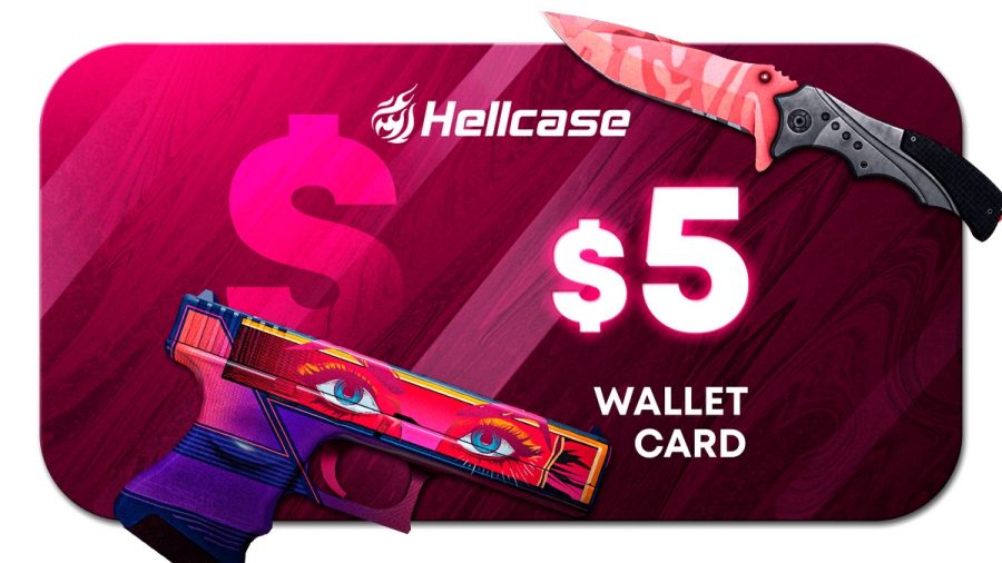 Hellcase.com 5 USD Wallet Card Code