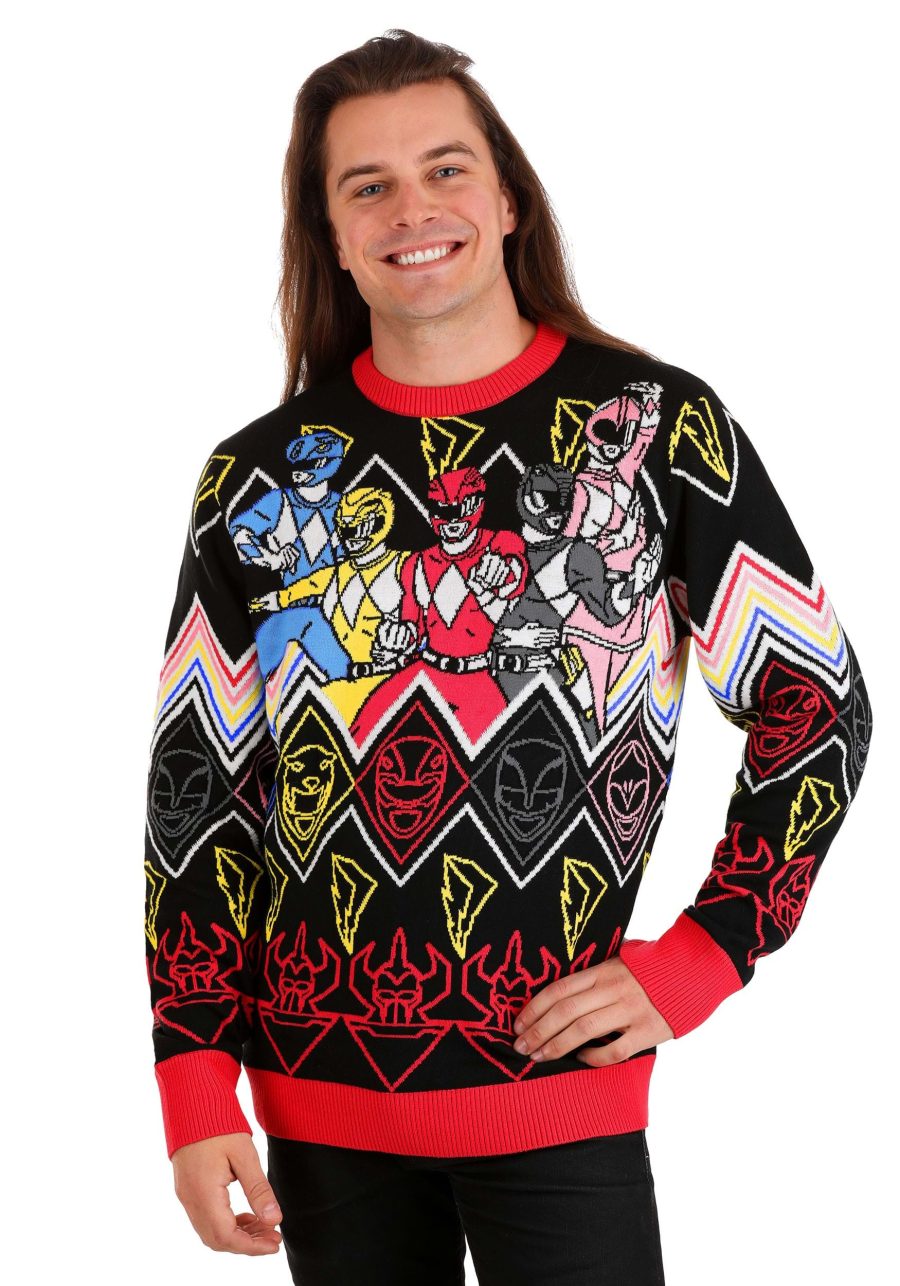 Heroic Pose Power Rangers Unisex Sweater