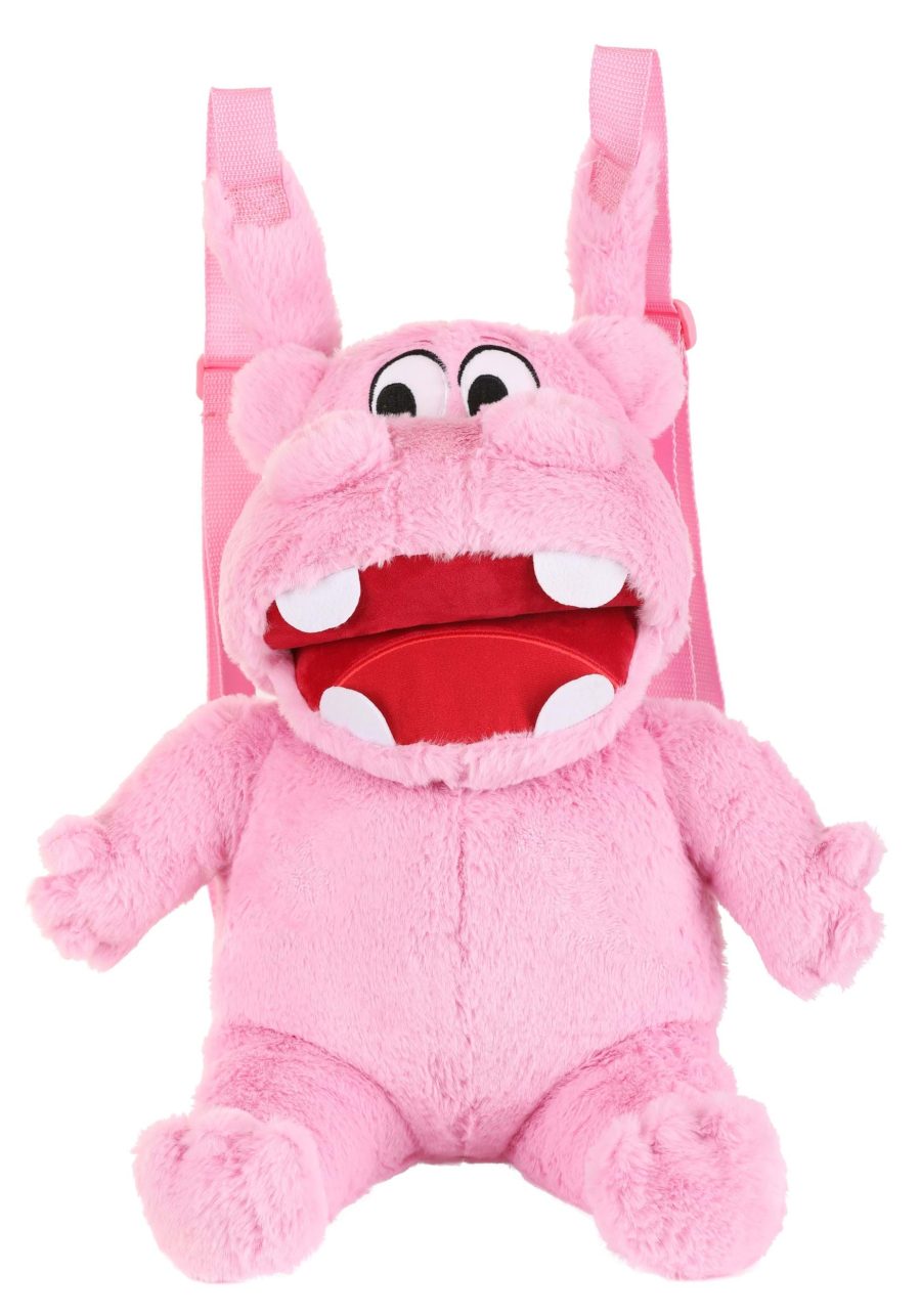 Hungry Hungry Hippos Pink Plush Backpack