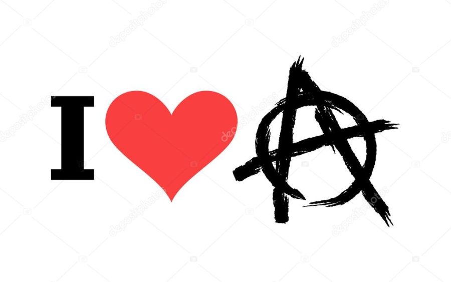 I love anarchy. Symbol of disorder and chaos. Emblem of arbitrar