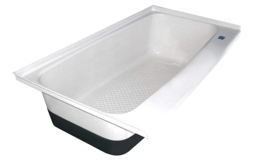 ICON 00480 Bath Tub TU600RH - Right Hand Drain, Polar White