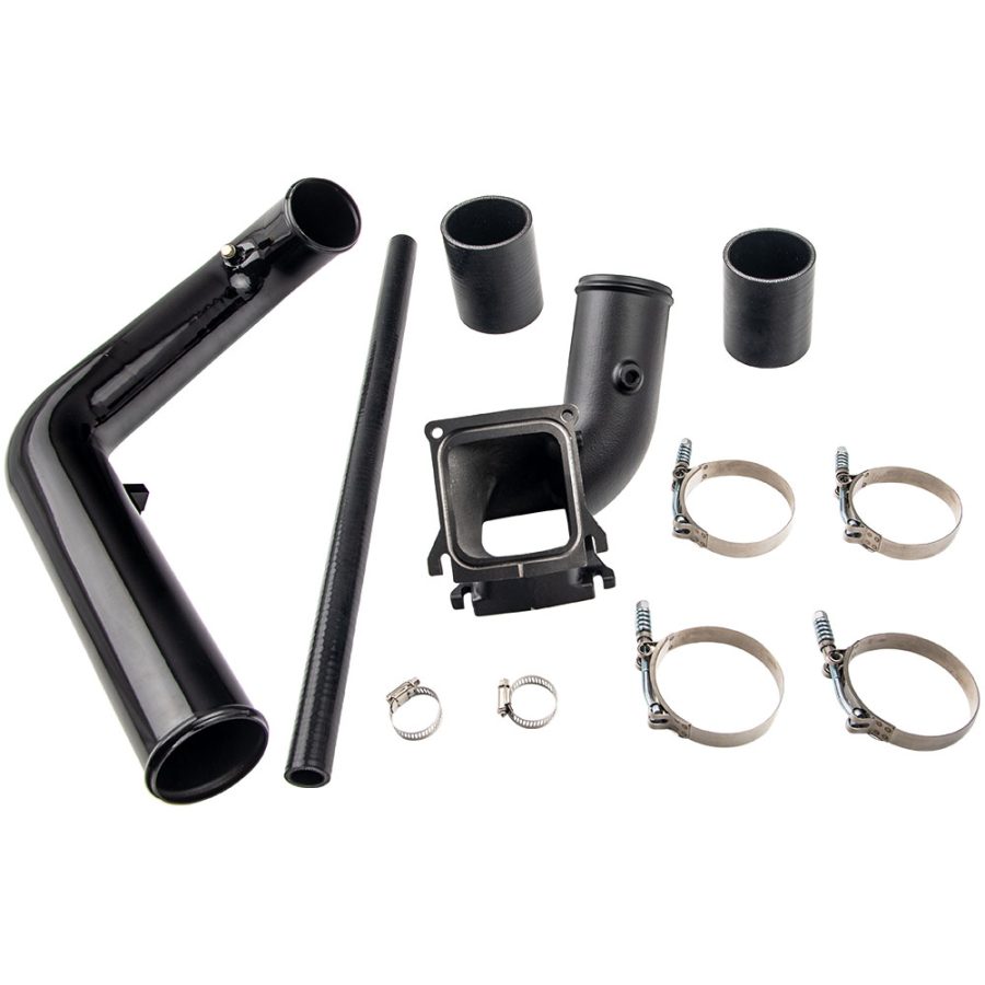 Intercooler PipeandY-Bridge Kit compatible for 6.6L LBZ/LMM compatible for Diesel 2006-2010