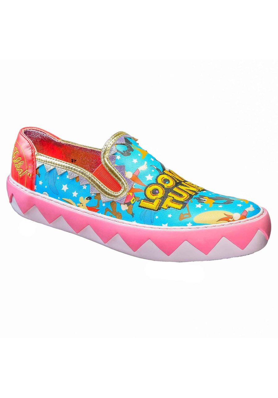 Irregular Choice Looney Friends Blue/Purple Shoes