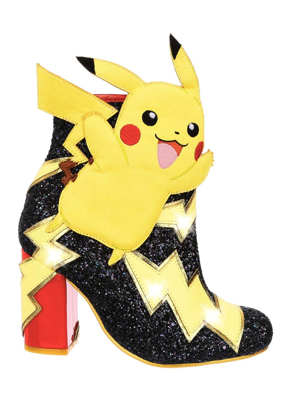 Irregular Choice Pok??mon Shock Walk Pikachu Heel Boots