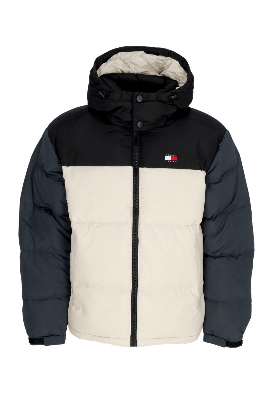 Jacket Man Alaska Colorblock Puffer Newsprint Multi