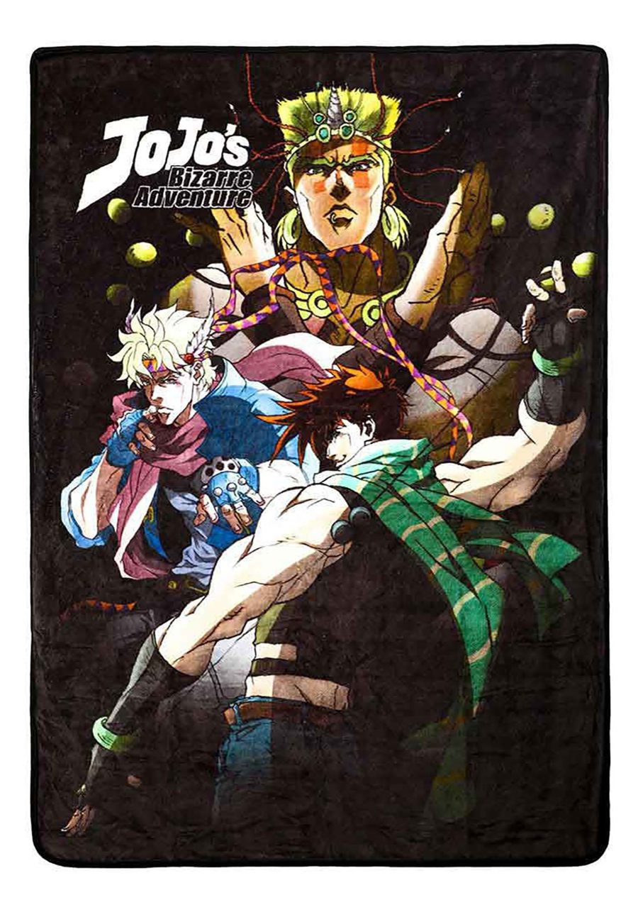 JoJo's Bizarre Adventure Digital Fleece Throw Blanket