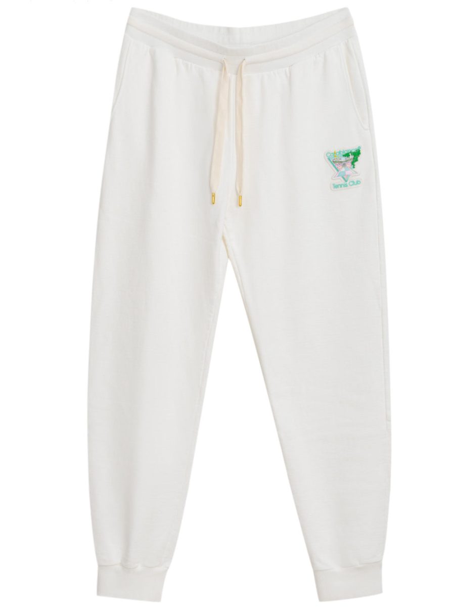 Joggers Tennis Club Icon white with embroidery Casablanca