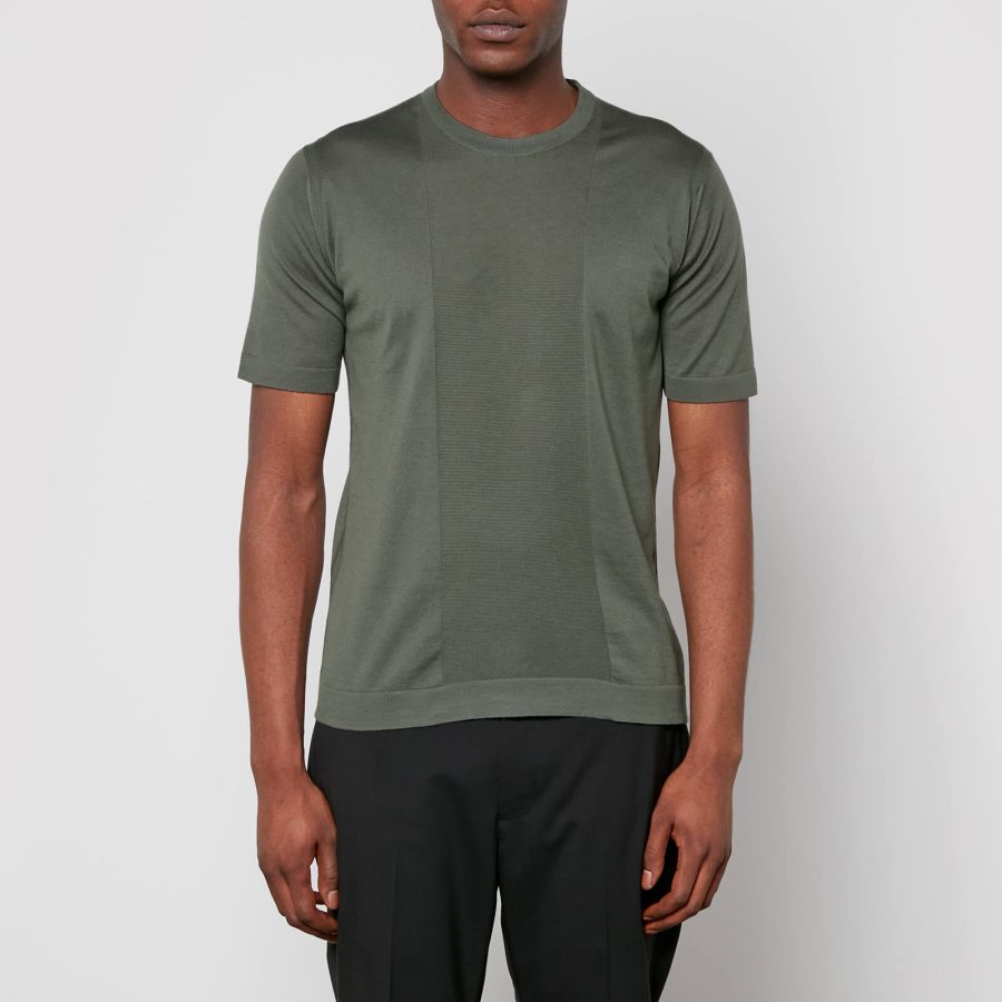 John Smedley Cowill Cotton T-Shirt - L