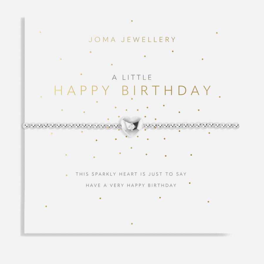 Joma Jewellery A Little Happy Birthday Silver-Plated Bracelet