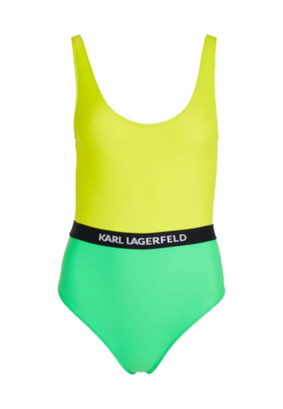 KARL LAGERFELD Swimsuit COLOR BLOCK SWIMSUIT